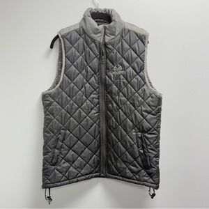 Realtree Quilted Black Puffer Vest Men’s Medium – Lightweight Outdoor Zip Up